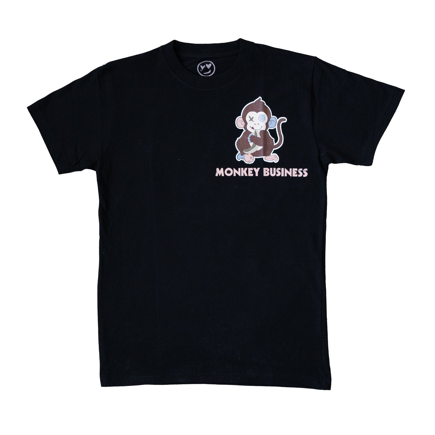 Monkey Business Black Tee