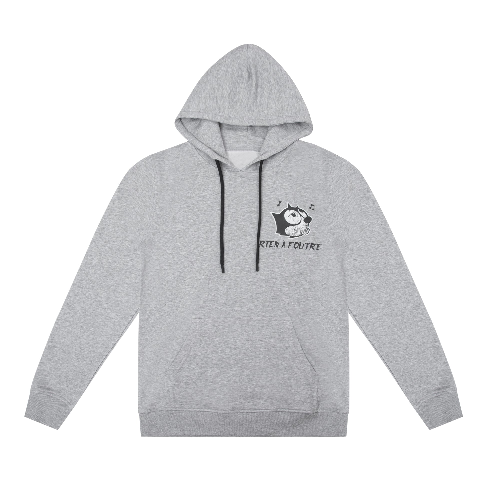 Rien a Foutre Heather Grey Hoodie – WEAREALLDEGEN